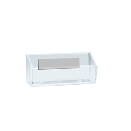 Azar Displays Business Card Holder W/ Magnetic Strip Inside Dimension: 3.75"W, PK10 252018
